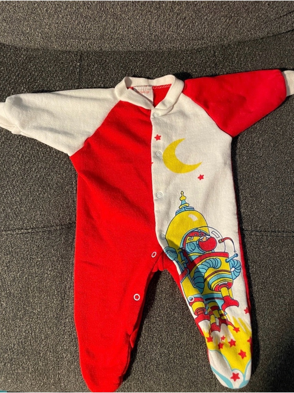 Vintage Red and White Rocket Sleeper